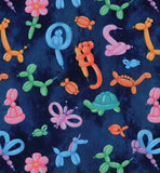 Cherry Pit Heating Pad - Balloon Animals on Navy - Get A Whiff @ Cherry Pit Crafts