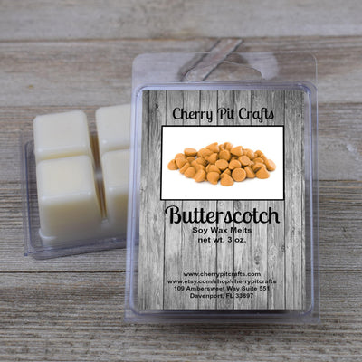 Butterscotch Soy Wax Melts - Get A Whiff @ Cherry Pit Crafts