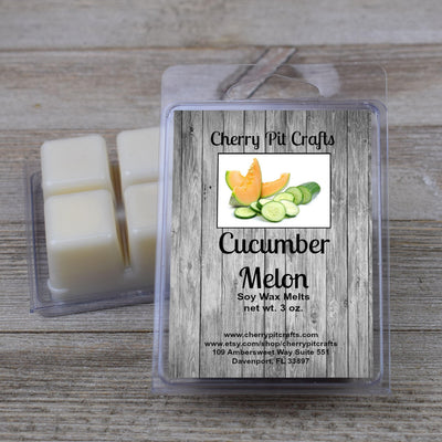 Cucumber Melon Soy Wax Melts - Get A Whiff @ Cherry Pit Crafts