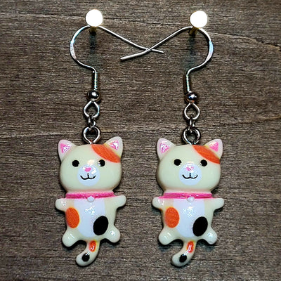 Calico Kitty 😺 Earrings