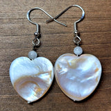 Heart Shell Bead Earrings