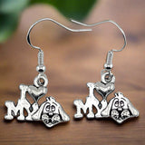 I Love My Dog Earrings