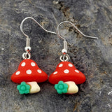 Red Mushroom Earrings