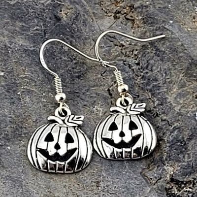 Pumpkin Jack-o-Lantern Earrings