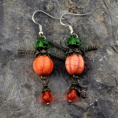 Pumpkin Earrings