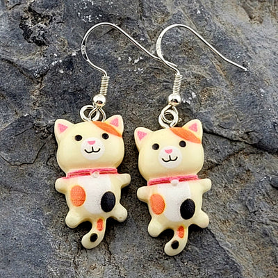 Calico Kitty 😺 Earrings