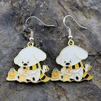 Wizard Puppy Dog Earrings