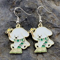 Wizard Puppy Dog Earrings