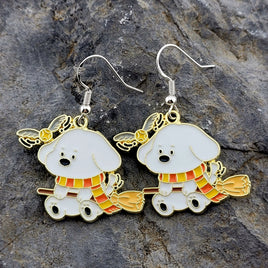 Wizard Puppy Dog Earrings