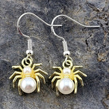 Pearl Spider Earrings