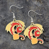 Cartoon Dragons Earrings