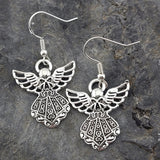 Silver Angel Earrings