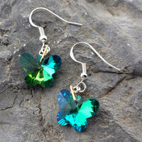 Crystal Butterfly Earrings
