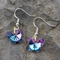 Crystal Butterfly Earrings