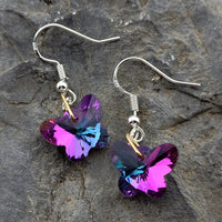 Crystal Butterfly Earrings