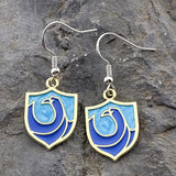 Wizard Animal Crest Earrings