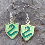 Wizard Animal Crest Earrings