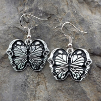 Skull Butterfly Earrings