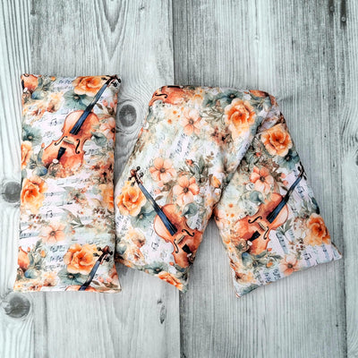 Cherry Pit Heating Pad - Floral Violins