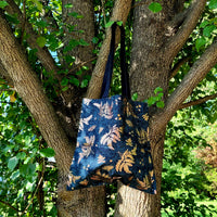 Metallic Ferns Tote Bag