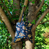 Metallic Ferns Tote Bag