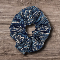 Navy Paisley