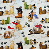 Heating Pad, Cherry Pits, Rice, Walnut or Flax Seed, 5 sizes, Dog Patterns -  Microwaveable