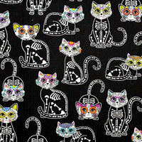 Microwaveable Heating Pad: Cherry Pit, Rice, Walnut or Flax Seed - Skulls