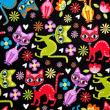 Heating Pad, Cherry Pits, Rice, Walnut or Flax Seed, 5 sizes, Cat Patterns -  Microwaveable