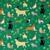 Heating Pad, Cherry Pits, Rice, Walnut or Flax Seed, 5 sizes, Dog Patterns -  Microwaveable