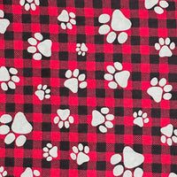 Heating Pad, Cherry Pits, Rice, Walnut or Flax Seed, Paw Print Patterns -  Microwaveable