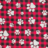 Heating Pad, Cherry Pits, Rice, Walnut or Flax Seed, 5 sizes, Paw Print Patterns -  Microwaveable