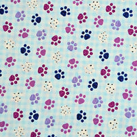 Heating Pad, Cherry Pits, Rice, Walnut or Flax Seed, Paw Print Patterns -  Microwaveable