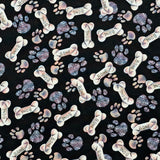 Heating Pad, Cherry Pits, Rice, Walnut or Flax Seed, 5 sizes, Paw Print Patterns -  Microwaveable