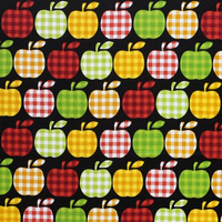 Heating Pad, Cherry Pits, Rice, Walnut or Flax Seed, 5 sizes, Apple Patterns -  Microwaveable