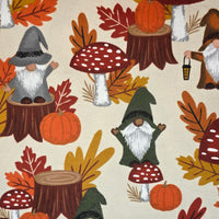 Heating Pad, Cherry Pits, Rice, Walnut or Flax Seed, 5 sizes, Gnome Patterns -  Microwaveable