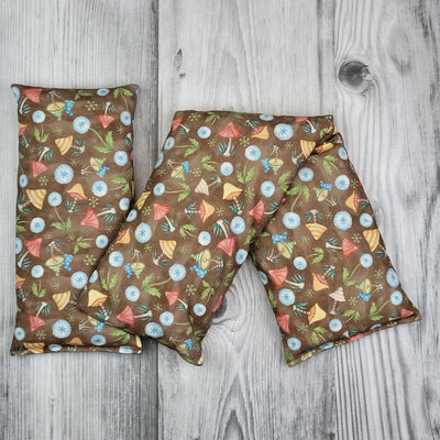 Cherry Pit Heating Pad - Better Gnomes and Gardens Brown Tossed Mushrooms - Cherry Pit Crafts