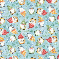 Heating Pad, Cherry Pits, Rice, Walnut or Flax Seed, 5 sizes, Gnome Patterns -  Microwaveable