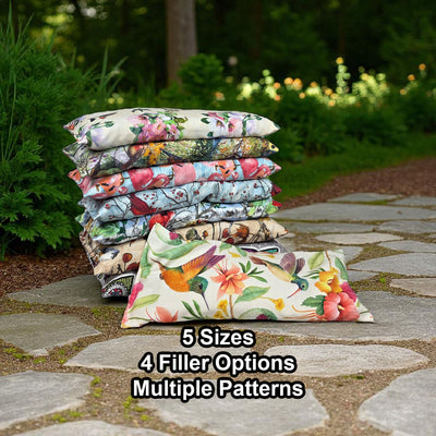 Heating Pad, Cherry Pits, Rice, Walnut or Flax Seed, 5 sizes, Bird Patterns -  Microwaveable