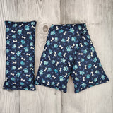Cherry Pit Heating Pad - Blue Paw Prints - Cherry Pit Crafts