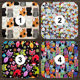 Heating Pad, Cherry Pits, Rice, Walnut or Flax Seed, 5 sizes, Cat Patterns -  Microwaveable