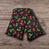 Cherry Pit Heating Pad - Cherries and White Dots