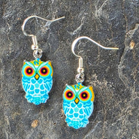 Colorful Owl Earrings Multiple Designs