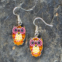 Colorful Owl Earrings Multiple Designs