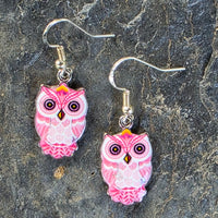 Colorful Owl Earrings Multiple Designs