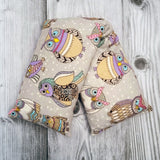 Cherry Pit Heating Pad - Colorful Owl Friends - Cherry Pit Crafts