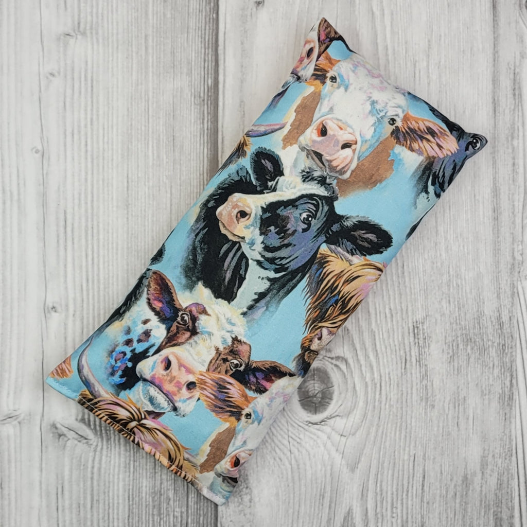 Cherry Pit Heating Pad - Cow Portraits - Cherry Pit Crafts