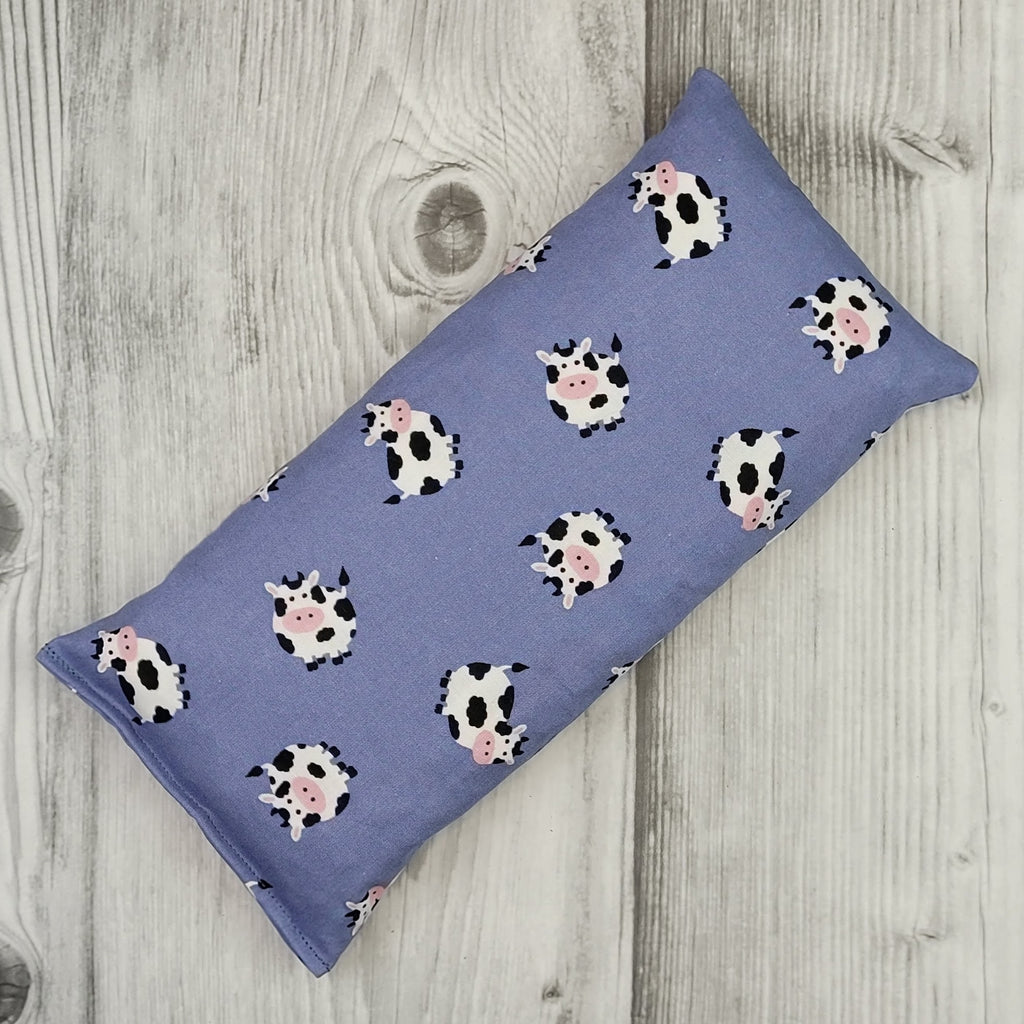 Cherry Pit Heating Pad - Cows on Blue - Cherry Pit Crafts