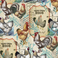 Heating Pad, Cherry Pits, Rice, Walnut or Flax Seed, 5 sizes, Farm Life Patterns -  Microwaveable