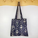 Floral Jolly Rogers Tote Bag